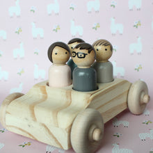 Load image into Gallery viewer, On The Go Car Set with customized people preorder