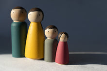 Load image into Gallery viewer, Pantone Peg Doll Family