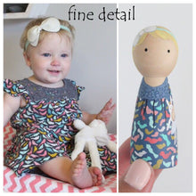 Load image into Gallery viewer, Mini Me Custom Peg Doll Birthday Cake Topper