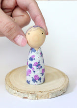 Load image into Gallery viewer, Mini Me Custom Peg Doll Birthday Cake Topper