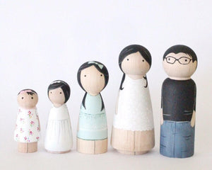 Mini Me Custom Family of 5
