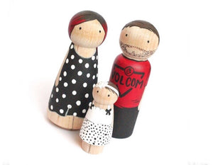 Mini Me Custom Family of 3