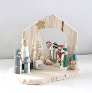 Christmas Nativity Three Wisemen and Camel