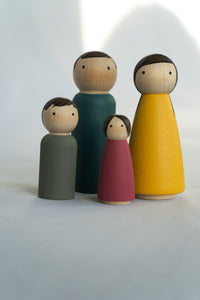 Pantone Peg Doll Family